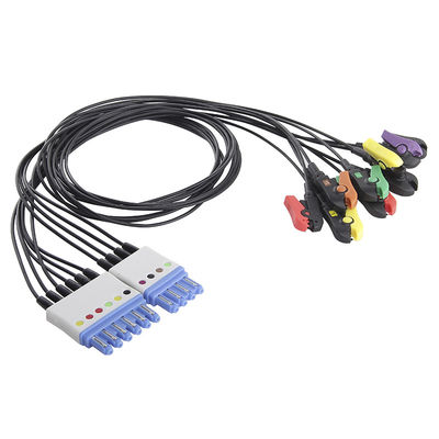 P-hilips DG Style Radiatransparent ECG Leadwires DG Connector