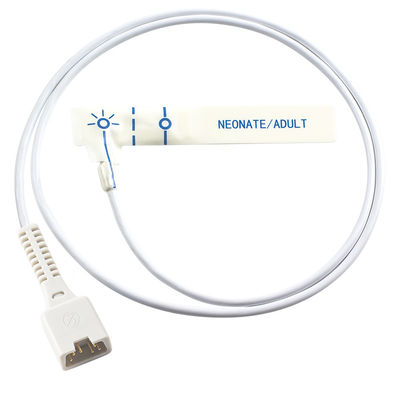 Novametrix 513 710 6pin Disposable SpO2 Sensor 715 MARS Pediatric white foam Disposable SpO2 Probe