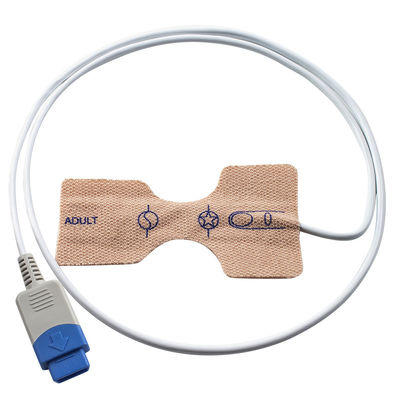 Datex Ohmeda 9pin TS-AF-25 Disposable Adult Neonate Skin Stretch Fabric Disposable SpO2 Probe