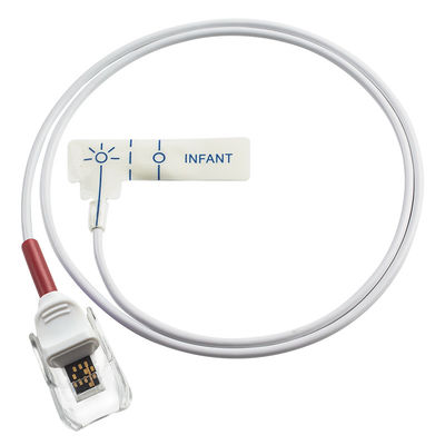 for M-asi-mo New 4476 4001 4075 RD SET Red Rainbow tech Disposable spo2 sensor Pediatric white Foam