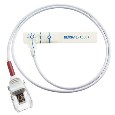 for M-asi-mo New 4476 4001 4075 RD SET Red Rainbow tech Disposable spo2 sensor Pediatric white Foam
