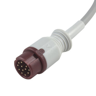 TPU IBP Adapter Cable 12pin Male Connector IBP Transducer Cable
