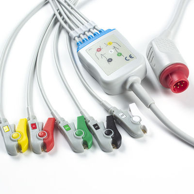 Bionet BM3/5 ECG Cables And Leadwires 5 Lead IEC Clip 8Pin Connector ECG Cable