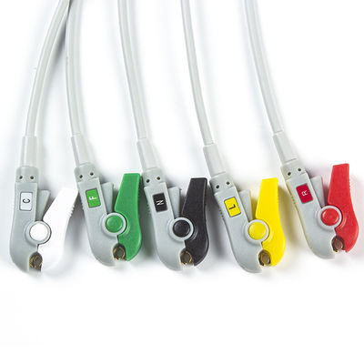 Bionet BM3/5 ECG Cables And Leadwires 5 Lead IEC Clip 8Pin Connector ECG Cable