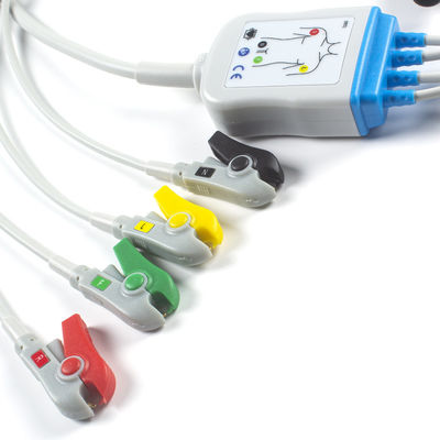 Corpuls 3 ECG Cable And Leadwires 4 Lead Limb IEC Clip 11pin Connector ECG Cable
