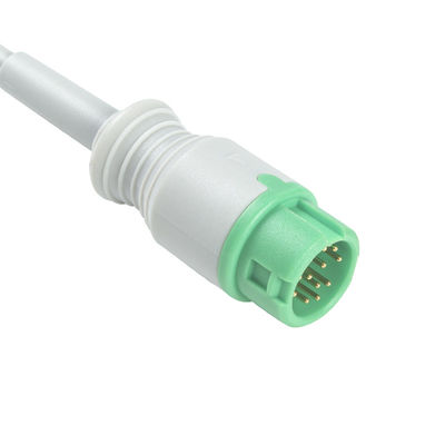 Mindray Datascope 040-000966-00 EA6232A ECG Cables and Leadwires 12pin Connector ECG Cable 3 Lead IEC snap