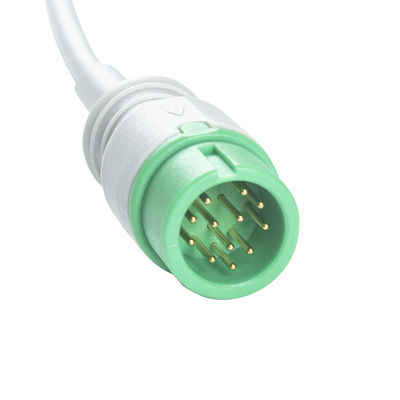 Comen ECG Cable and Leadwires 5Lead IEC Clip 12Pin Connector ECG Cable