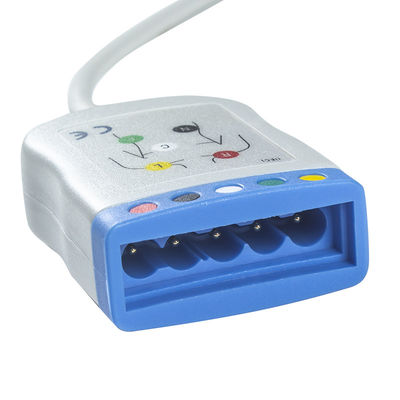 Datascope/Maquet/Getinge 12 Pin ECG Trunk Cable To ECG 5 Lead Cable IEC AHA Single Pin ECG Leadwires
