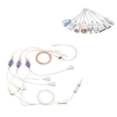 PVB PB Ternary Type Disposable IBP Transducer Blood Pressure Transducer for IBP Adapter Cable