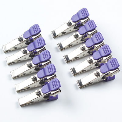 10pcs Veterinary ECG Alligator Electrode Clips – Snap Pinch Needle Banana Connectors
