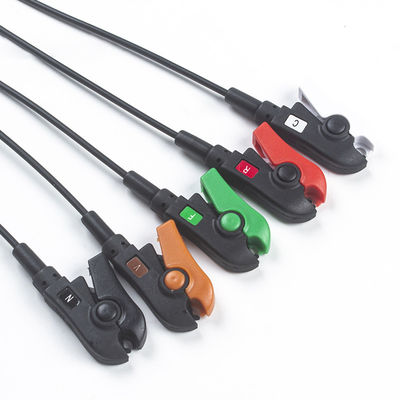 LL style MRI Radio Translucent Wire 5 Lead ECG Radiotranslucent Cable and Lead wire Leadwires