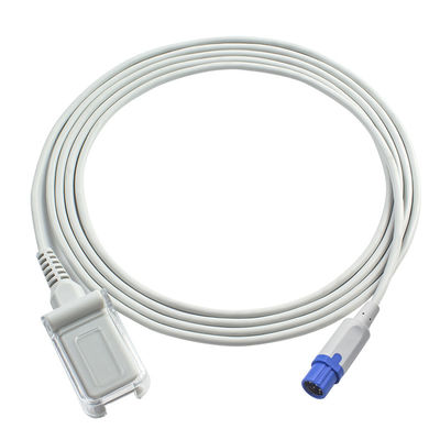 Drager S-iemens SpO2 Sensor Probe 7Pin To DB9 SpO2 Extension Cable 2.4M TPU