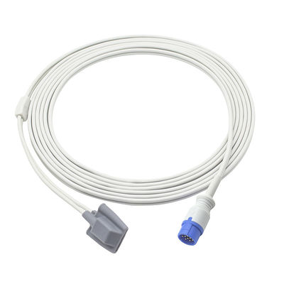 Schiller Truscope SpO2 Sensor Classic Mini II III Digital 12Pin Adult Soft tip SpO2 Probe Cable