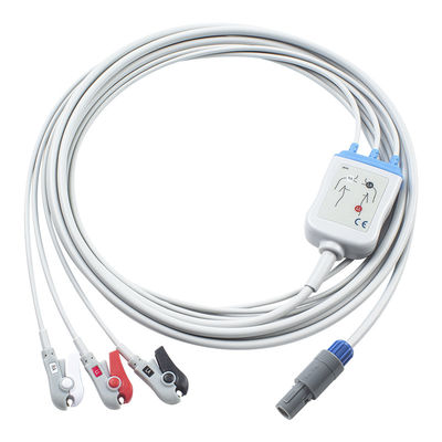 For Siemens Compatible Ecg Cables And Leadwires 7396448 3 Lead Aha Grabber