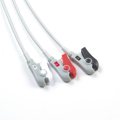 For Siemens Compatible Ecg Cables And Leadwires 7396448 3 Lead Aha Grabber