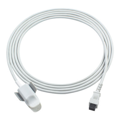 Konica Minolta Reusable Pulse Oximeter Sensor Square 6 Pin Pulsox-300 Pulsox-300i 1m Short