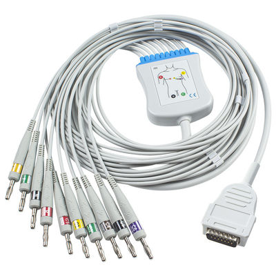 Mortara Burdick Direct Connect EKG Cable 012-0844-01 Eclipse 400 Atria 3100 Premier IEC Banana 4.0 7704 EKG Cable 10Lead