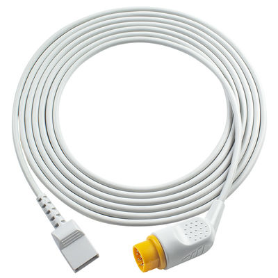 S-iemens Compatible IBP Adapter Cable Medex Abbott Connector