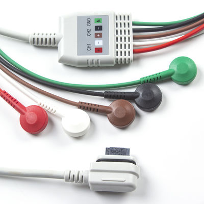 ECG Cable 5Lead Holter GE Seer ECG 2008594-001 Cable Compatible for GE SEER LIGHTR