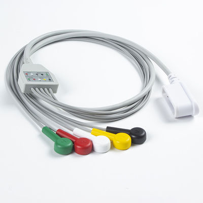 Leadwire Set 2104816-001 GE Seer 5Lead IEC Snap 2067634-019 Compatible GE SEER 1000