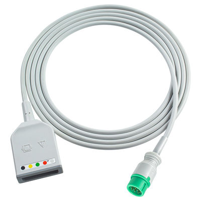 Mindray Datascope 12Pin 5Lead ECG Trunk Adapter Cable 0010-30-42719 009-004728-00 ECG Extension Cable