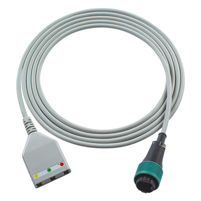 Saad 8Pin ECG Trunk Cable Saad Euro Style 3lead Cable 1.30M