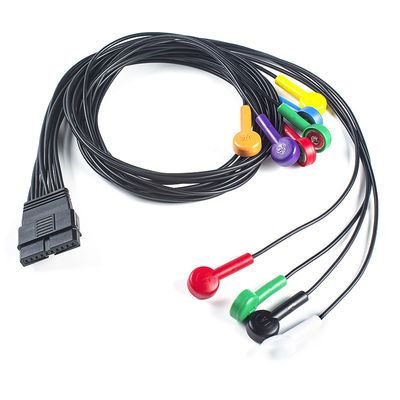 IEC/AHA Color Coding Schiller MS-12 Blue Compatible ECG Patient Cable for FT-1 2.400331