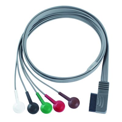 Compatible for PH ECG Telemetry Leadwire - M4725A ECG Holter Cable 350-0173-03 for Zymed DigiTrak-Plus