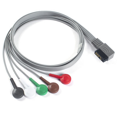 Compatible for PH ECG Telemetry Leadwire - M4725A ECG Holter Cable 350-0173-03 for Zymed DigiTrak-Plus