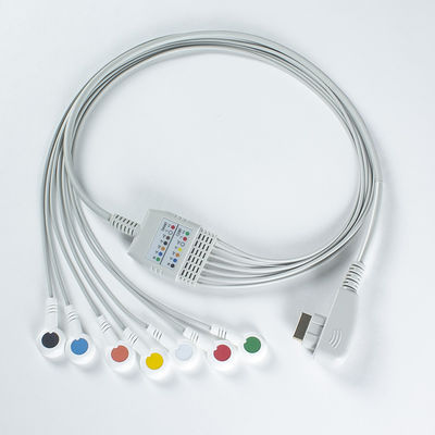 ECG Cable for DMS 300-3A , ECG 7 Lead Holter DMS Cable ECG DMS Holter