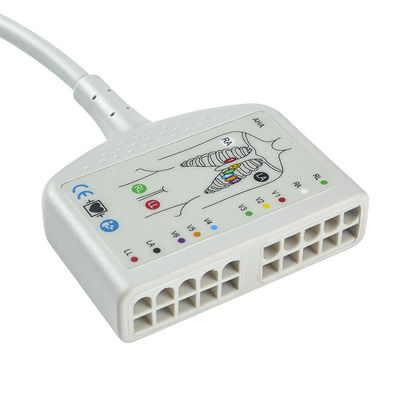 Compatible for Mindray BeneHeart D6 ECG Trunk Cable ECG for Mindray Defibrillator IEC