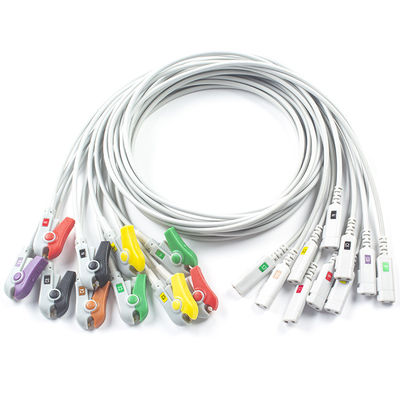 Conmed EKG Lead Compatible with Latex-free 10Lead ECG Diagnostic Cable IEC Grabber
