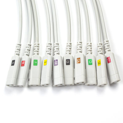 Conmed EKG Lead Compatible with Latex-free 10Lead ECG Diagnostic Cable IEC Grabber