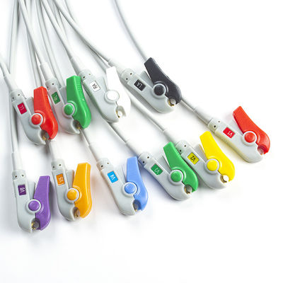Conmed EKG Lead Compatible with Latex-free 10Lead ECG Diagnostic Cable IEC Grabber