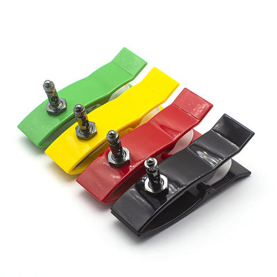 Pediatric Multiple Color Limb Clamp Adapters with Snap End Connector and Ag/Cl Plating