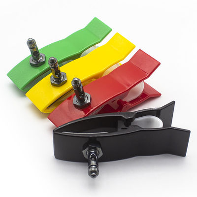 Pediatric Multiple Color Limb Clamp Adapters with Snap End Connector and Ag/Cl Plating