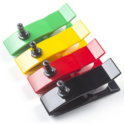 Pediatric Multiple Color Limb Clamp Adapters with Snap End Connector and Ag/Cl Plating