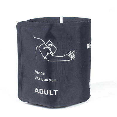 Adult NIBP Cuff Bladderless Single Tube 27.5-36.5cm Nylon Cuff
