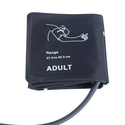 Adult NIBP Cuff Bladderless Single Tube 27.5-36.5cm Nylon Cuff