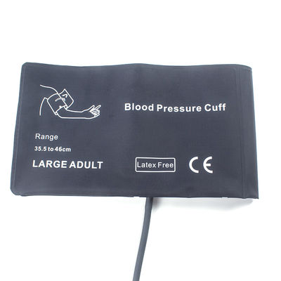 Large Adult NIBP Cuff Bladderless Single Tube 35.5-46cm Nylon Cuff
