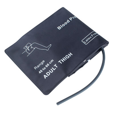 Thigh Extra Large Adult NIBP Cuff Bladderless Single Tube 46-66cm Nylon Cuff
