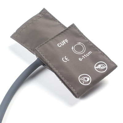Bag Packaging Neonate NIBP Cuff Single Tube 6-11cm TPU Cuff Brown