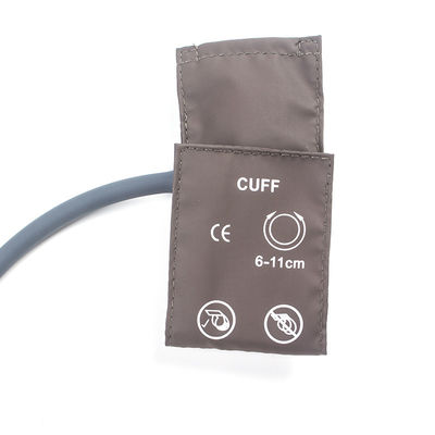 Bag Packaging Neonate NIBP Cuff Single Tube 6-11cm TPU Cuff Brown