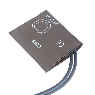 Adult NIBP Cuff Double Tube 27-35cm TPU Cuff Brown Bag Packaging Type
