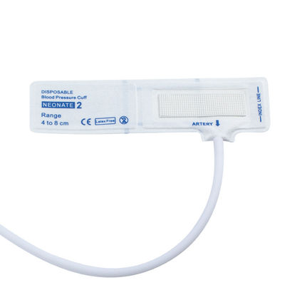 Latex-free Disposable Neonate NIBP Cuff Single Tube Size 2 4-8cm