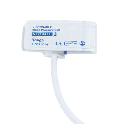 Latex-free Disposable Neonate NIBP Cuff Single Tube Size 2 4-8cm