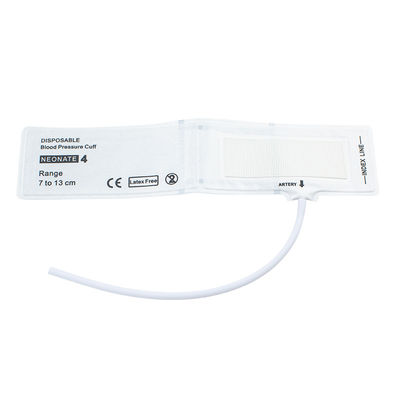 Single Tube Size 4 Disposable Neonate NIBP Cuff 7-13cm for Medical