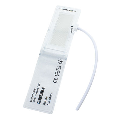 Single Tube Size 4 Disposable Neonate NIBP Cuff 7-13cm for Medical