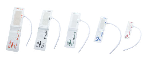Single Tube Size 5 8-15cm Disposable Neonate NIBP Cuff with Hose Length 20cm