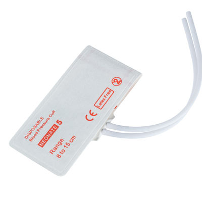 Double Tube Disposable Neonate NIBP Cuff Size 5 8-15cm for Accurate Blood Pressure Monitoring